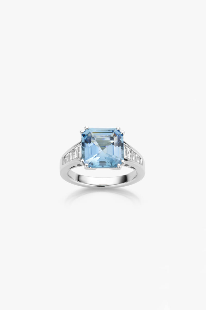 Artsy Blue Ring