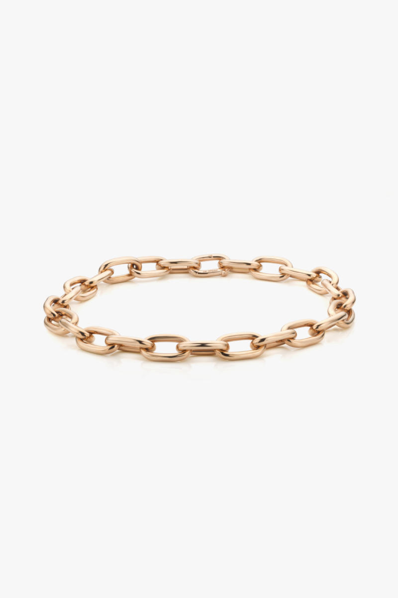 Gold Necklace Entrelacs